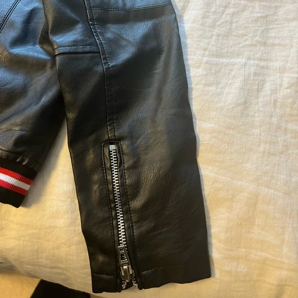 NWT Blank NYC Leather bomber Jacket M - Picture 6 of 9